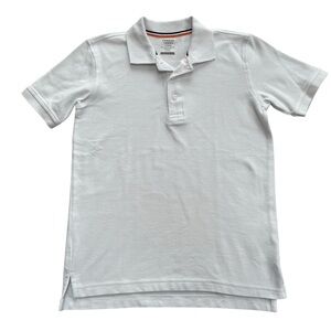 French Toast White Polo Shirt for Kids, Size L (10/12)
